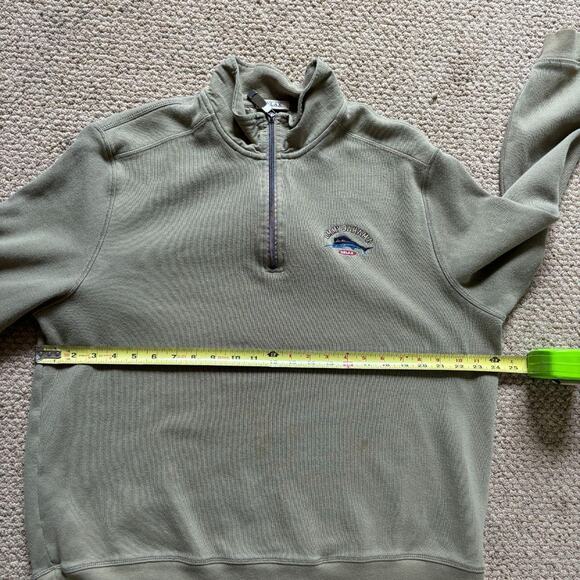 Vintage tommy bahama relax quarter zip up xl - Picture 7 of 8